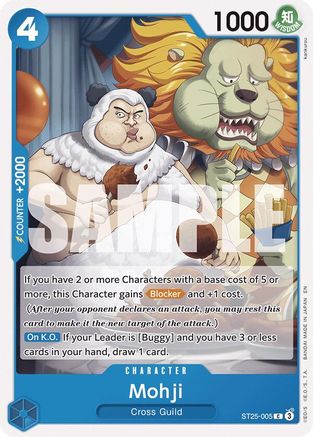 Mohji (ST25-005) - [Starter Deck 25: BLUE Buggy]
