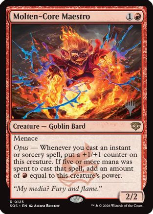 Molten-Core Maestro  [Promo Pack: Secrets of Strixhaven] Foil