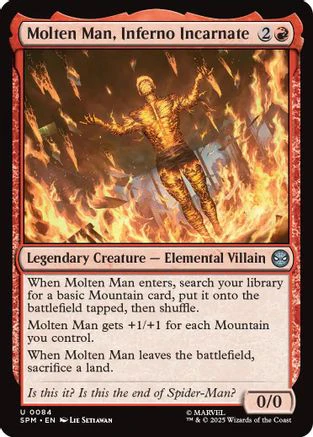 Molten Man, Inferno Incarnate  [Marvel's Spider-Man]