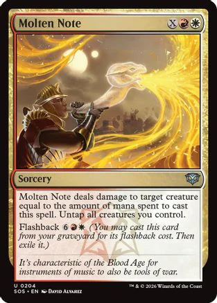 Molten Note  [Secrets of Strixhaven]