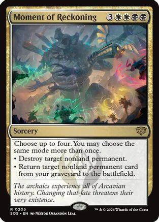 Moment of Reckoning  [Secrets of Strixhaven] Foil