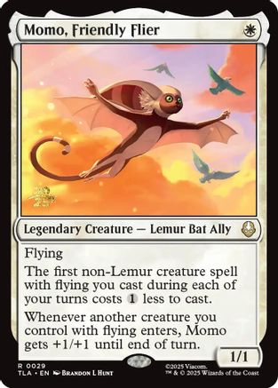 Momo, Friendly Flier  [Prerelease Cards] Foil