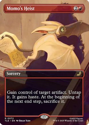 Momo's Heist (Borderless)  [Avatar: The Last Airbender: Eternal-Legal] Foil