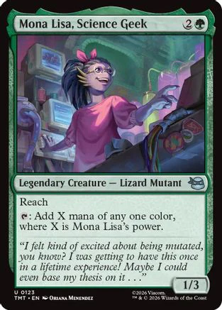 Mona Lisa, Science Geek  [Teenage Mutant Ninja Turtles] Foil