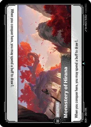 Monastery of Hirana (282/298) - Riftbound - [Origins] Foil