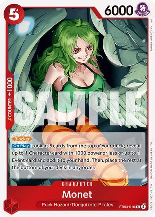 Monet (EB03-010) - [Extra Booster: One Piece Heroines Edition] Foil