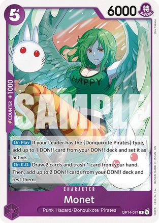 Monet (OP14-074) - [The Azure Sea's Seven] Foil