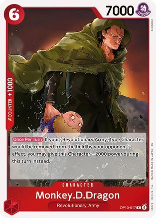 Monkey.D.Dragon (OP13-017) - [Carrying On His Will] Foil