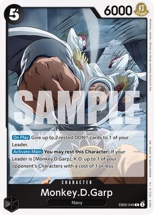 Monkey.D.Garp (EB02-049) - [Extra Booster: Anime 25th Collection] Foil