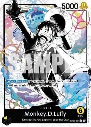 Monkey.D.Luffy (001) (Parallel) (ST29-001) - [Starter Deck 29: Egghead] Foil