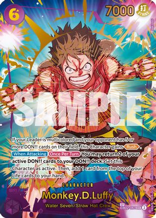 Monkey.D.Luffy - EB02-061 (SP) (EB02-061) - [Premium Booster -The Best- Vol. 2] Foil
