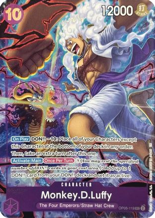 Monkey.D.Luffy (119) (English Version 2nd Anniversary Set) (OP05-119) - [One Piece Promotion Cards] Foil
