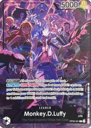 Monkey.D.Luffy (English Version 2nd Anniversary Set) (OP09-061) - [One Piece Promotion Cards] Foil