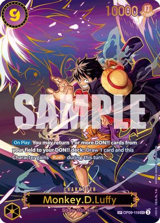 Monkey.D.Luffy - OP09-119 (SP) (OP09-119) - [Carrying On His Will] Foil