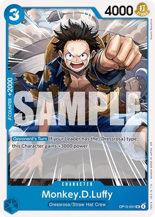 Monkey.D.Luffy (OP15-051) (OP15-051) - [Adventure on Kami's Island]