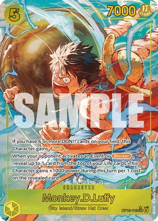 Monkey.D.Luffy (OP15-119) (Alternate Art) (OP15-119) - [Adventure on Kami's Island] Foil