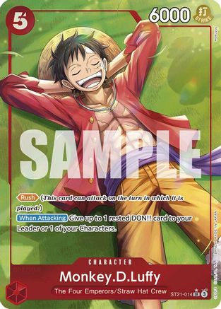 Monkey.D.Luffy (014) (Parallel) (ST21-014) - [Starter Deck EX: Gear 5] Foil