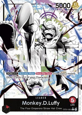Monkey.D.Luffy (001) (Parallel) (ST21-001) - [Starter Deck EX: Gear 5] Foil