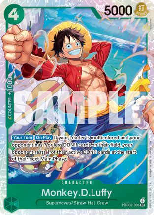Monkey.D.Luffy - PRB02-005 (PRB02-005) - [Premium Booster -The Best- Vol. 2] Foil
