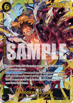 Monkey.D.Luffy (118) (OP10-118) - [Royal Blood] Foil