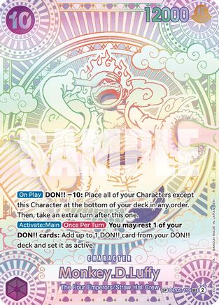 Monkey.D.Luffy (119) (SP) (OP05-119) - [A Fist of Divine Speed] Foil