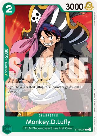 Monkey.D.Luffy - ST16-005 (Reprint) (ST16-005) - [Premium Booster -The Best- Vol. 2]