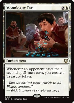 Monologue Tax  [Commander: Secrets of Strixhaven]