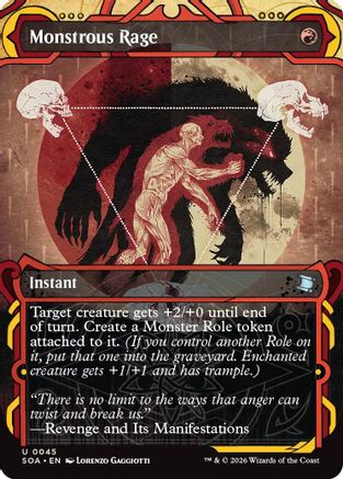 Monstrous Rage  [Secrets of Strixhaven: Mystical Archive]