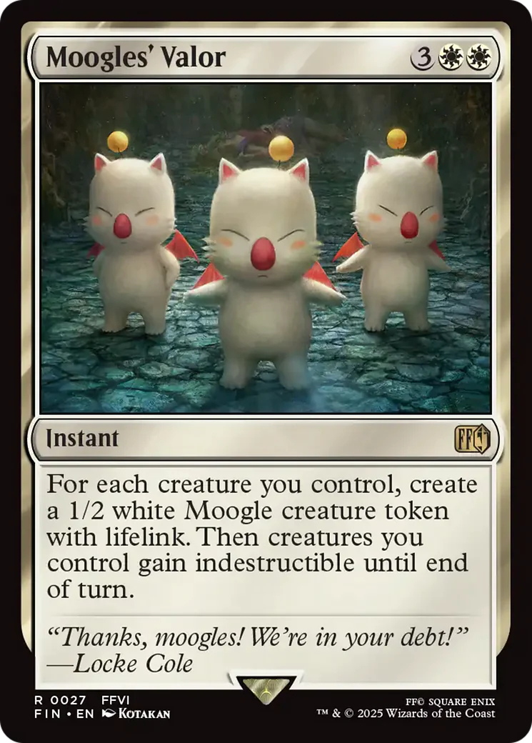 Moogles' Valor [FINAL FANTASY] Foil