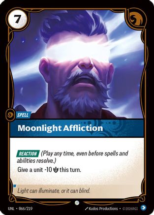 Moonlight Affliction (066/219) - Riftbound - [Unleashed] Foil