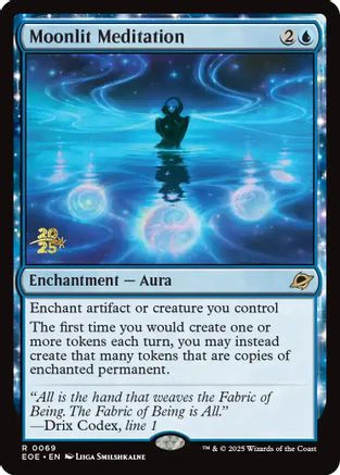 Moonlit Meditation  [Prerelease Cards] Foil