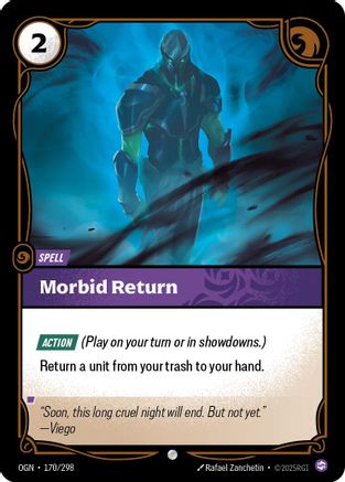 Morbid Return (170/298) - Riftbound - [Origins] Foil