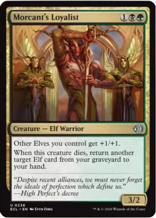 Morcant's Loyalist  [Lorwyn Eclipsed] Foil