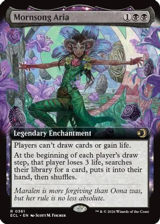Mornsong Aria (Extended Art)  [Lorwyn Eclipsed] Foil