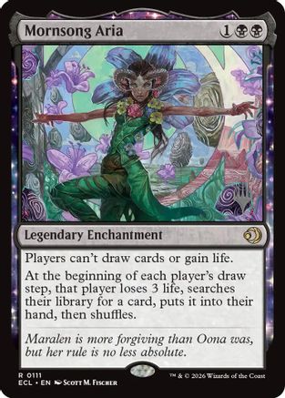 Mornsong Aria  [Promo Pack: Lorwyn Eclipsed] Foil