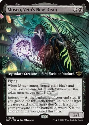 Moseo, Vein's New Dean (Extended Art)  [Secrets of Strixhaven]