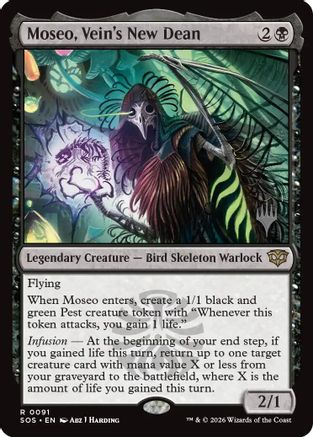 Moseo, Vein's New Dean  [Promo Pack: Secrets of Strixhaven]