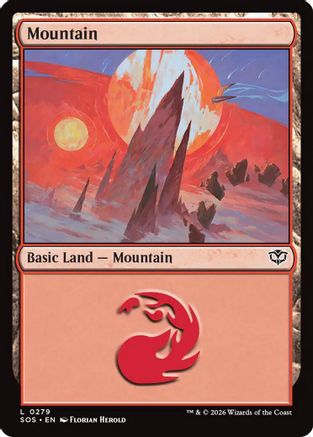 Mountain (0279)  [Secrets of Strixhaven]