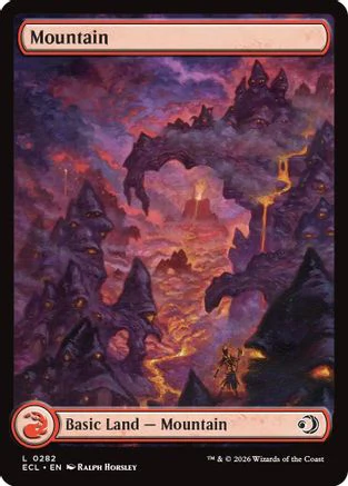 Mountain (0282)  [Lorwyn Eclipsed] Foil