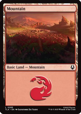 Mountain (0285)  [Avatar: The Last Airbender] Foil