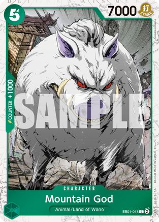 Mountain God (Pirate Foil) (EB01-018) - [Premium Booster -The Best- Vol. 2] Foil