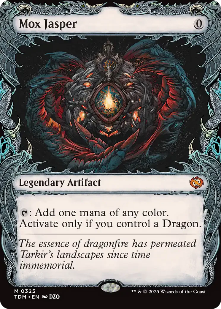Mox Jasper (Showcase) [Tarkir: Dragonstorm] Foil