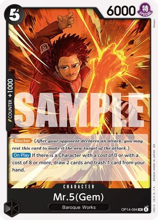 Mr.5(Gem) (OP14-094) - [The Azure Sea's Seven]