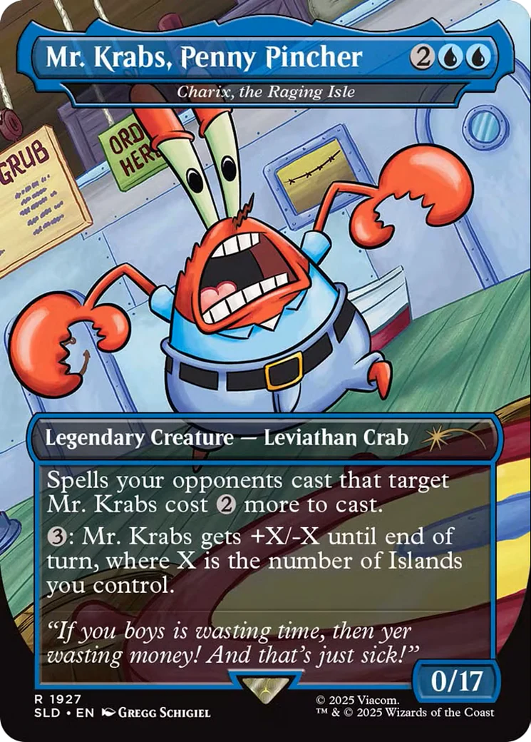 Mr. Krabs, Penny Pincher - Charix, the Raging Isle [Secret Lair Drop Series]