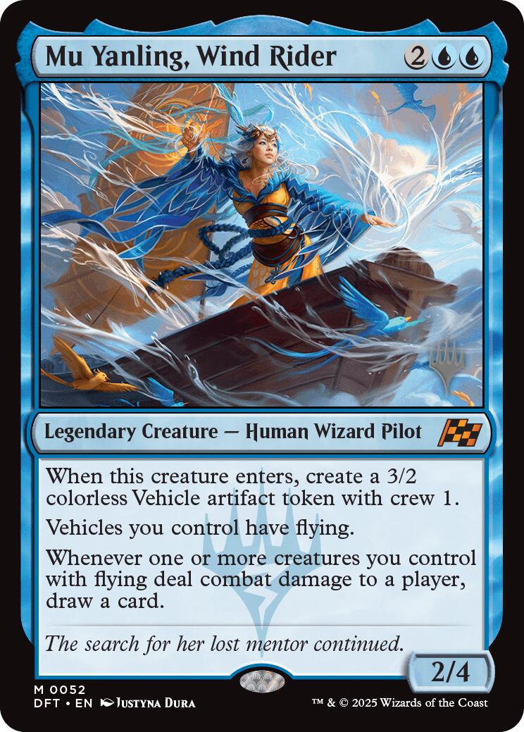 Mu Yanling, Wind Rider (Promo Pack) [Aetherdrift Promos] Foil