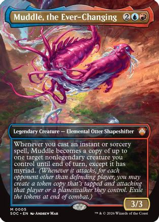Muddle, the Ever-Changing (Borderless)  [Commander: Secrets of Strixhaven]