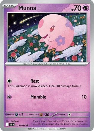Munna (038/086) [Scarlet & Violet: Black Bolt] Reverse Holofoil