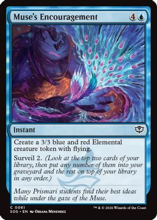 Muse's Encouragement  [Secrets of Strixhaven] Foil