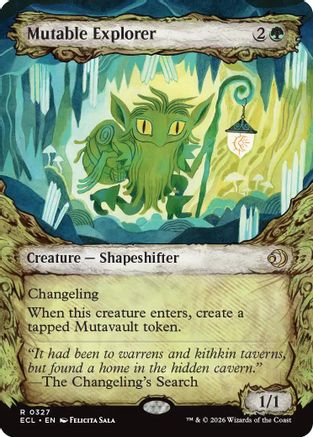 Mutable Explorer (Showcase)  [Lorwyn Eclipsed] Foil