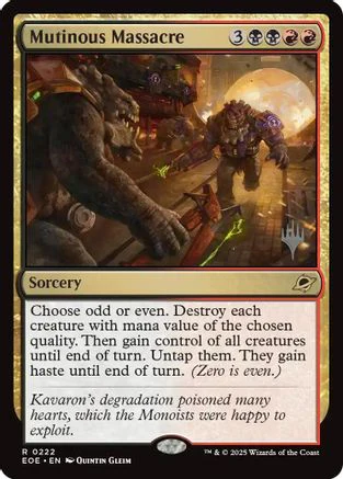 Mutinous Massacre  [Promo Pack: Edge of Eternities]